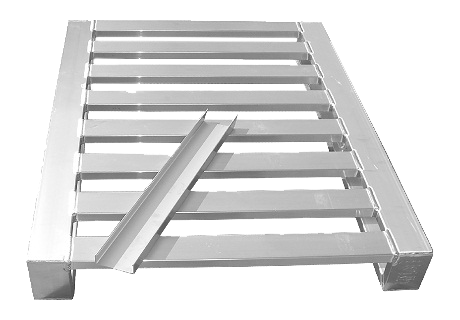 Aluminiumspall L 1200x800x140 mm