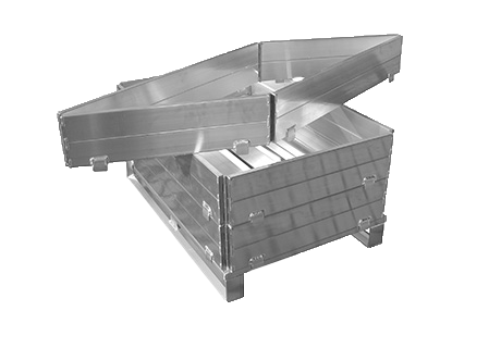 Aluminium pallkarm 1200x800x200 mm