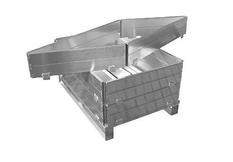 Aluminium pallkarm 1200x800x200 mm