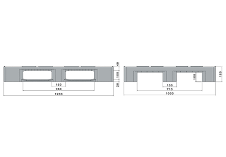 Plastpall IP-H-3- 1200x1000