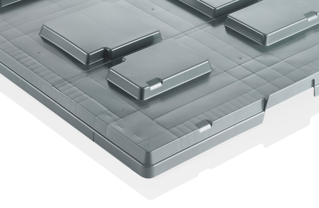 Plastpall lokk 1200x800 mm