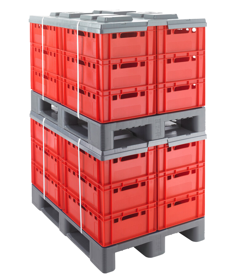 Plastpall lokk 1200x1000 mm