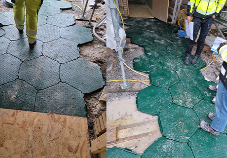 Kjøreplate- og kjørematte